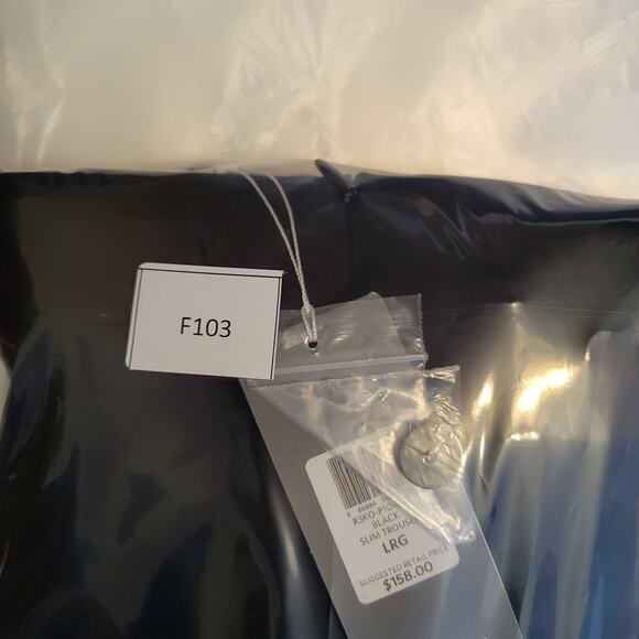 Eileen Fisher Womens Slim Ankle Trouser Pant Size Large Black Organic Cotton - Picture 13 of 13